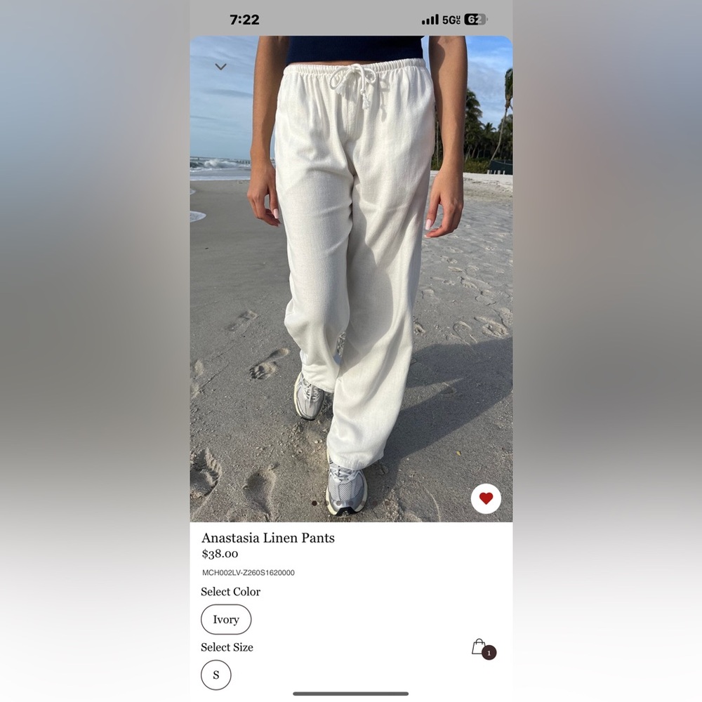Brandy Melville linen pants